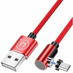 USB A/B Micro 1m Magneses/Piros Usams SJ446USB02