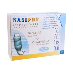 Nasipur orröblítő eszköz + só