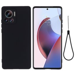 RUBBER Védőburkolat Motorola Edge 30 Ultra fekete
