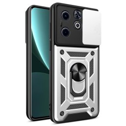 RING KAMERA Borító tartóval Infinixhez Hot 40i ezüst