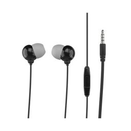 MAXELL Fülhallgató, mikrofonnal, MAXELL "Plugz", fekete