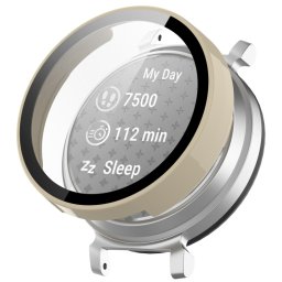 PC TELJES BORÍTÁS Műanyag borítás üveggel Garmin Lily 2 bézshez