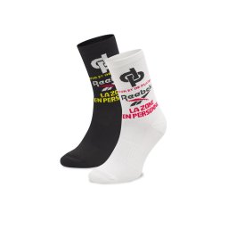 Reebok 2 pár hosszú szárú unisex zokni JUL CREW SOCK HI3894 Színes