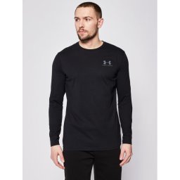 Under Armour Hosszú ujjú Ua Sportstyle Left Chest 1329585 Fekete Loose Fit