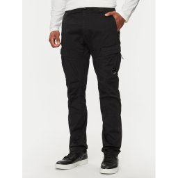 C.P. Company Szövet nadrág 16CMPA063A005694G Fekete Slim Fit