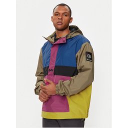 Helly Hansen Anorák Play Anorak 54087 Zöld Regular Fit