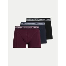Jack&Jones 3 darab boxer 12176662 Fekete