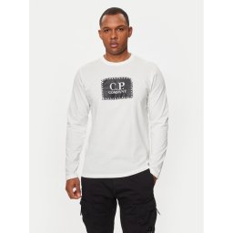 C.P. Company Hosszú ujjú 16CMTS265A005100W Fehér Regular Fit