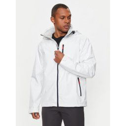 Helly Hansen Vitorlás kabát Crew Hooded Jacket 2.0 34443 Fehér Regular Fit