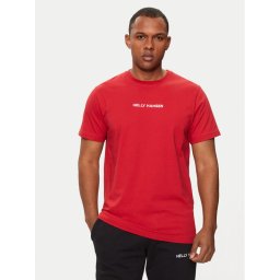Helly Hansen Póló Core T-Shirt 53532 Piros Regular Fit