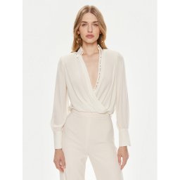 Elisabetta Franchi Body CB-008-42E2-4163 Fehér Regular Fit