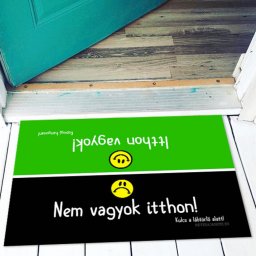 Vicces lábtörlő - Itthon vagyok Lábtörlő