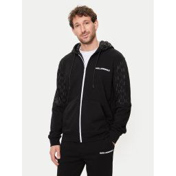 KARL LAGERFELD Pulóver 705017 542900 Fekete Regular Fit