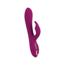 Javida - 3in1 gyöngyös-forgó vibrátor (lila)
