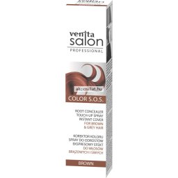 Venita Salon Color S.O.S. Azonnali Hajtőszínező Spray Barna Hajra 75ml