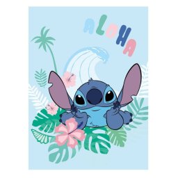 Lilo és Stitch Aloha coral fleece takaró 110x150cm
