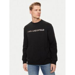 KARL LAGERFELD Pulóver 705025 542900 Fekete Regular Fit