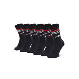 Fila 3 pár uniszex hosszú szárú zokni Calze F9090 Fekete