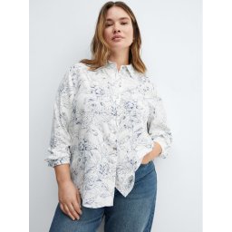 Mango Ing Urban 67034043 Fehér Regular Fit