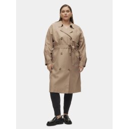 Vero Moda Curve Viharkabát Doreen 10307261 Bézs Regular Fit