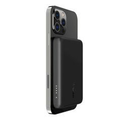 Belkin BOOST CHARGE™ MagSafe mágneses vezeték nélküli energiatároló, 2500mAh, fekete