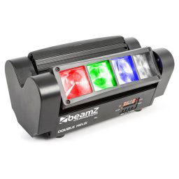 Beamz MHL820, 24 W, listás fényhatás, két sugárral, 8 x 3 W RGBW LED, DMX, infravörös távirányító (150.303)