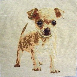PICUR, kiskutya mintás jacquard párna panel