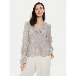 Karen by Simonsen Blúz Nova 10104867 Ezüst Regular Fit