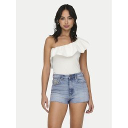 ONLY Felső Soffy 15320339 Fehér Regular Fit