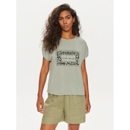ONLY Póló Free 15293567 Zöld Regular Fit