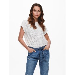 ONLY Blúz Smilla 15231005 Fehér Regular Fit