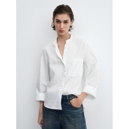 Mango Ing Lucas 67005742 Fehér Regular Fit