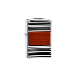 28676 Zippo Pipa gyújtó, fényes ezüst színben, mintázott kivitelben