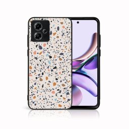 PROTEMIO MY ART Védőburkolat a Motorola Moto G14 BEIGE TERRAZZO-hoz (162)