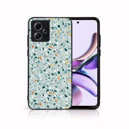 PROTEMIO MY ART Védőburkolat a Motorola Moto G14-hez BLUE TERRAZZO (164)