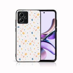 PROTEMIO MY ART Védőburkolat a Motorola Moto-hoz G14 ORANGE TERRAZZO (165)