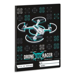 Füzet iskolai A5, 32lap, kockás 27-32 Ars Una DRONE RACER (5131) 22 10db/csomag