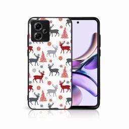 PROTEMIO MY ART Karácsonyi kivitelű borító Motorola Moto G14 DEER (068)