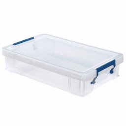 Műanyag tároló doboz, átlátszó, 5,5 liter, FELLOWES, \ProStore™\