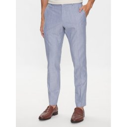Boss Szövet nadrág 50489421 Kék Slim Fit