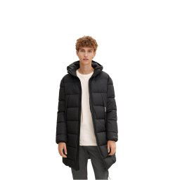 Tom Tailor Denim Pehelykabát 1032430 Fekete Regular Fit