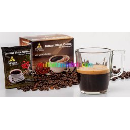 Ayura Herbal Black Coffe instant Fekete gyógykávé, ganodermával, 10 tasak/doboz