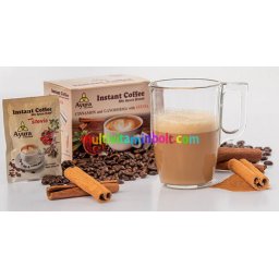 Ayura Herbal Cappuchino FAHÉJ, instant, 10 tasak/doboz - Stéviával édesített és növényi pálmatejjel készült