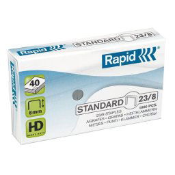 RAPID Tűzőkapocs, 23/8, horganyzott, RAPID "Standard"