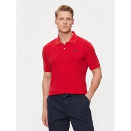 La Martina Pólóing BPMP01 PK031 Piros Regular Fit