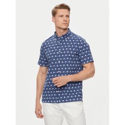 Tommy Hilfiger Ing Mini Palm Print MW0MW34582 Sötétkék Slim Fit