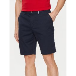 La Martina Szövet rövidnadrág YMB008 TW417 Sötétkék Slim Fit