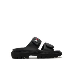 Tommy Jeans Papucs Tjw Puffed Sandal EN0EN02560 Fekete