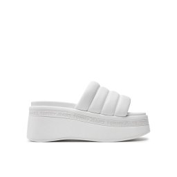 Tommy Jeans Papucs Tjw Wedge Sandal EN0EN02455 Ekru
