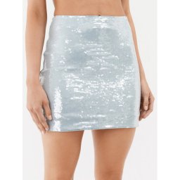 Guess Miniszoknya W3BD55 KBWV0 Szürke Regular Fit